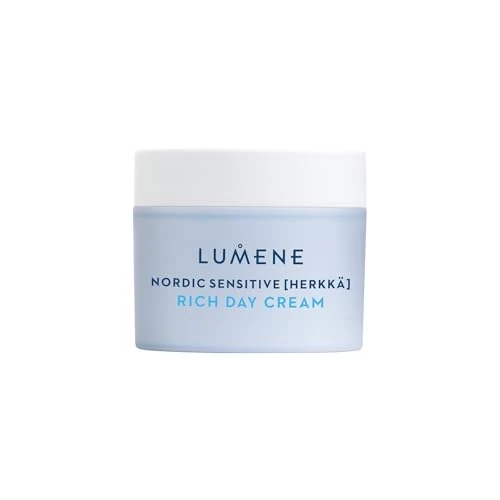 LUMENE Nordic Sensitive Rich Day Cream | Soothing Moisturizer for Dry & Sensitive Skin | Fragrance-Free & Vegan | With Calming Nordic Ingredients | 50 ml