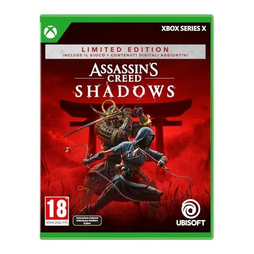 Offerta a tempo: Assassin's Creed Shadows Limited Edition (Esclusivo to Amazon.it) (Xbox Series X) - 50% da 79.99 € a 39.99 €