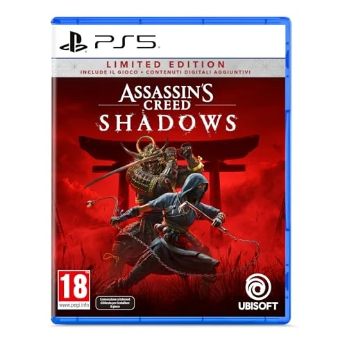 Offerta a tempo: Assassin's Creed Shadows Limited Edition (Esclusivo to Amazon.it) (PS5) - 50% da 79.99 € a 39.99 €