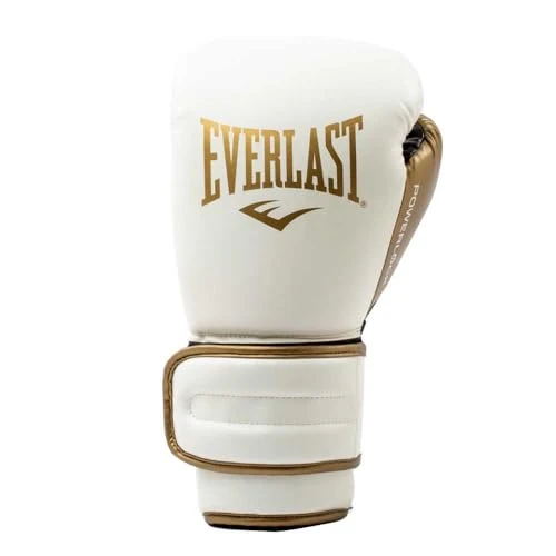 Oferta ograniczona: Everlast Powerlock R?kawice bokserskie - zwi?kszona wydajno?? i styl, bia?e/z?ote, rozmiary 295 ml - idealne r?kawice treningowe do boksu z 196.79 EUR na 186.95 EUR (znizka 5%)
