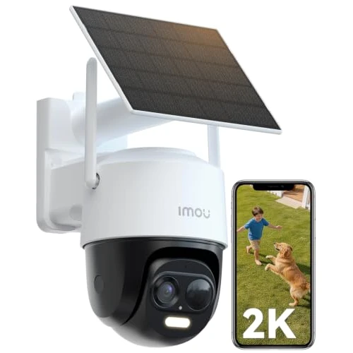 Oferta limitada: Imou 2K Cámara Vigilancia WiFi Exterior Solar, Cámara Sin Cable de Batería Duración de 365 Días de 5000mAh, Visión Nocturna en Color, Detección de Humana, Cell PT 2C 3MP y Panel Solar de 59.99 € a 59.99 € (ahorro 0.00%)