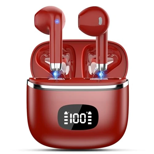 Offre limitée : Ecouteurs Bluetooth sans Fil, 2023 Écouteurs Bluetooth 5.3 avec ENC Réduction Casque, 40 Heures Durée de Lecture avec Écran LED, Hi-FI Son Stéréo, IP7 Étanche, Contrôle Tactile Oreillette Bluetooth de 59.99 € à 23.99 € (60% de remise)