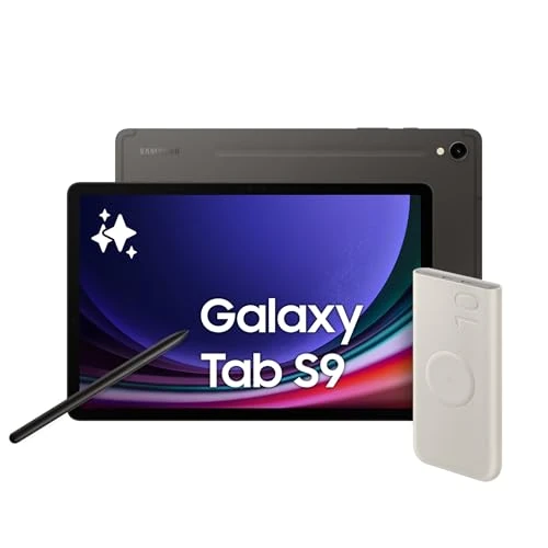 Offerta a tempo: Samsung Galaxy Tab S9, Tablet Ai, Battery Pack incluso, Display 11" Dynamic AMOLED 2X, 5G, RAM 8GB, 128GB SSD, 8.400 mAh, Snapdragon 8 Gen 2, Android 13, IP68 [Versione italiana] 2023 - 0% da 749.00 € a 749.00 €