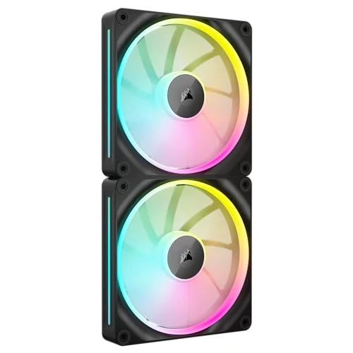 Corsair CO-9051028-WW sistema di raffreddamento per computer Case per computer Ventilatore 14 cm Nero 2 pz (CORSAIR iCUE Link LX140 RGB - indsats)