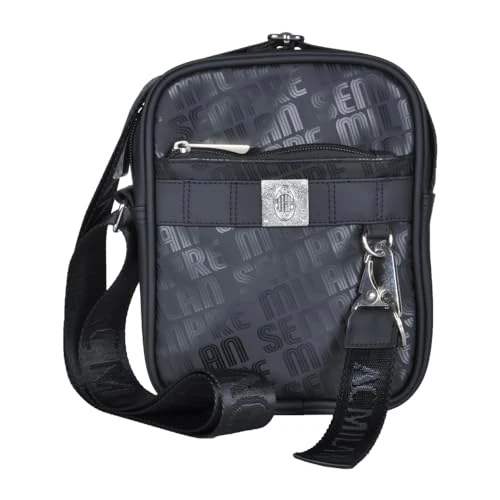 Offerta a tempo: Ac Milan 143423 Milan, BORSELLO Unisex-Adulto, Nero, 15 X 5 X 19 CM - 36% da 24.90 € a 16.00 €