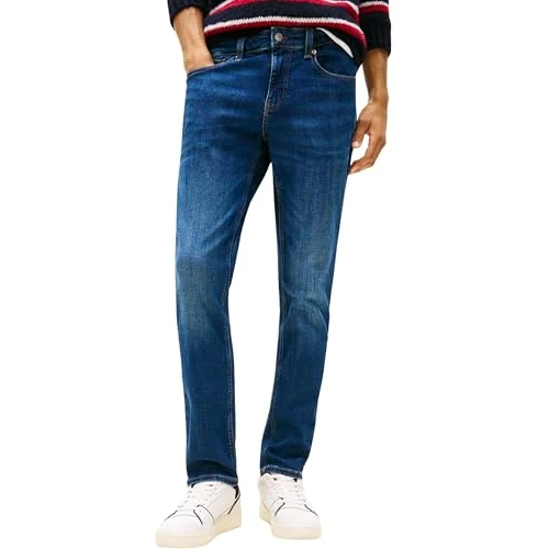 Limited-time offer: Tommy Jeans Men Scanton Slim AI0255 DM0DM21890, Denim (Denim Dark), 28W / 36L from 72.00 GBP to 44.98 GBP (save 38%)