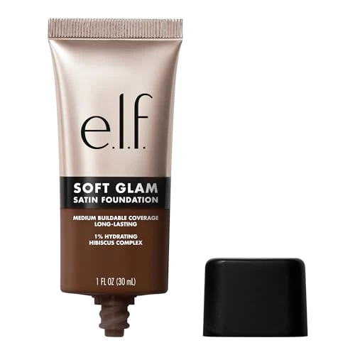 Offre limitee: e.l.f. Soft Glam Fond de teint, à couverture moyenne, longue durée et raffermissant pour une finition lisse, satinée, végétalien et sans cruauté envers les animaux, 61 Rich Cool de 10.00 EUR a 10.00 EUR (economie 0%)