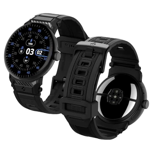 Offerta a tempo: Spigen Cinturino Rugged Band in TPU Compatibile con Google Pixel Watch 4/3/2/1 41mm (2025/2024/2023/2022) - Nero Opaco - 0.00% da 6.00 € a 6.00 €