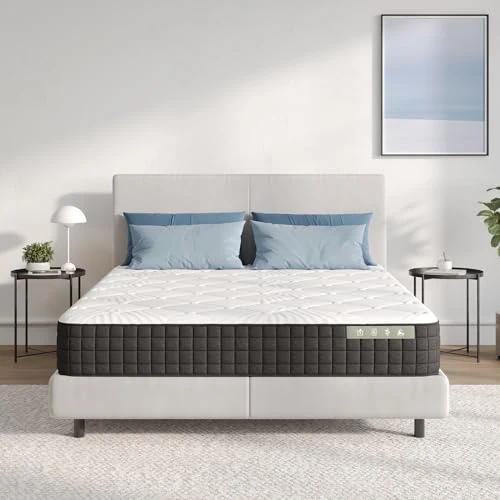 Offerta a tempo: Avenco Materasso 80x190, Materasso Singolo in Schiuma di Bambù, Tessuto Riempito con Gel Memory Foam Traspirante, Supporto Perfetto Si Adatta al Corpo e Migliora il Sonno - 0.00% da 78.99 € a 78.99 €