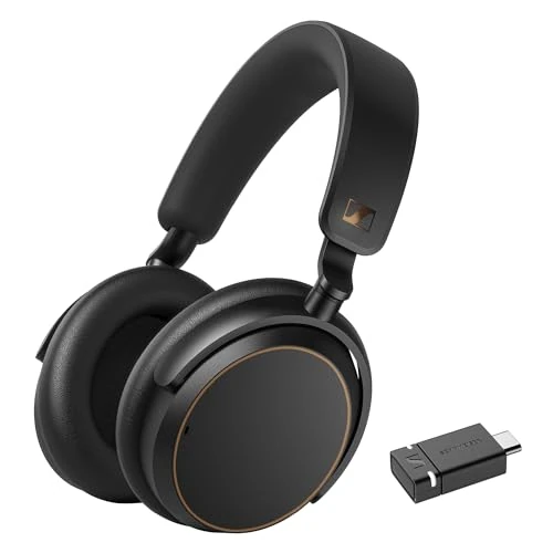 Oferta limitada: Sennheiser ACCENTUM Edición Especial - ACCENTUM Auriculares Bluetooth BTD 600 - Duración de la batería de 50 Horas, tecnología híbrida ANC, dongle con Adaptador USB-A/USB-C - Negro/Cobre de 169.99 EUR a 169.99 EUR (ahorro 0%)