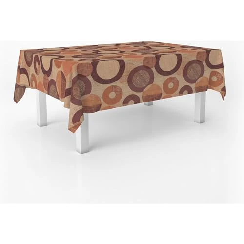 Offerta a tempo: ECOMMERC3 Tovaglia in tela cerata rettangolare 240x140 cm Tambre Arancione - 0.00% da 16.09 € a 16.09 €