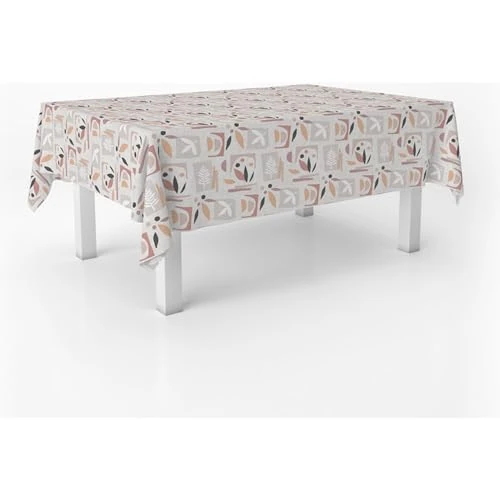 Offerta a tempo: ECOMMERC3 Tovaglia plastificata antimacchia rettangolare 250x140 Segre Rosa - 0.00% da 16.60 € a 16.60 €