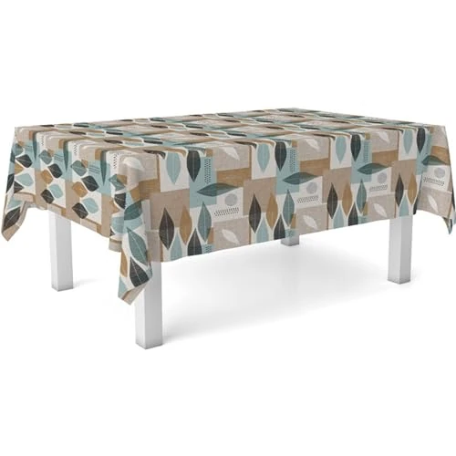 Offre limitée : ECOMMERC3 Nappe Toile cirée Lavable rectangulaire 300x140 cm Jalón Brun de 19.22 € à 19.22 € (0.00% de remise)