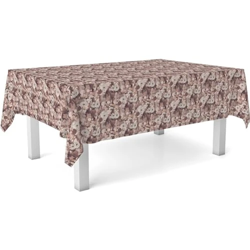 Offerta a tempo: ECOMMERC3 Tovaglia cerata antimacchia rettangolare 250x140 cm Tago Marrone - 0.00% da 16.60 € a 16.60 €