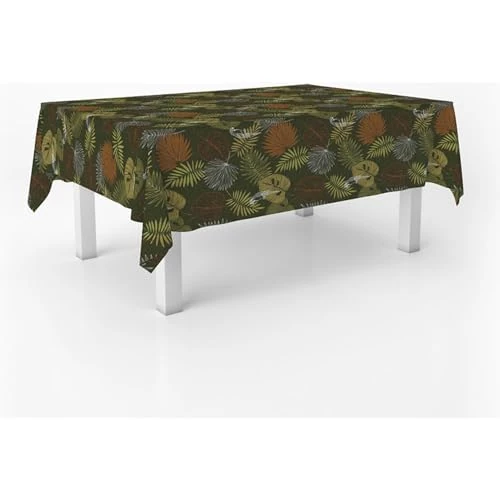 Offre limitee: ECOMMERC3 Nappe en Toile cirée rectangulaire Taille 240x140 cm - Style, durabilité et Facile d'entretien pour Votre Table - Nappe en Toile cirée Anti-Taches et imperméable ARGA Orange de 16.09 EUR a 16.09 EUR (economie 0%)