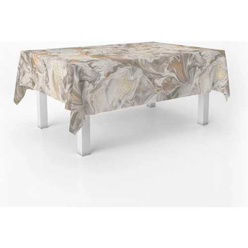 Offerta a tempo: ECOMMERC3 Tovaglia plastificata antimacchia rettangolare 220x140 Genil Oro - 39% da 23.95 € a 14.64 €