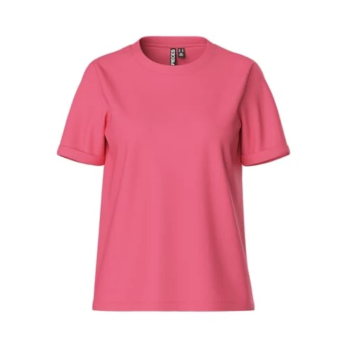 Pcria SS Fold Up Solid Tee Noos BC, Rose, XS