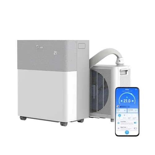 Offerta a tempo: Midea Portasplit 4-in-1 Condizionatore con Pompa di Calore 12000 BTU (3,5 kW), Raffreddamento/Riscaldamento, 39 dB Silenzioso, Senza Installazione, WiFi Smart, Classe A++/A+, stanze fino a 42 m² - 0.00% da 1099.90 € a 1099.90 €