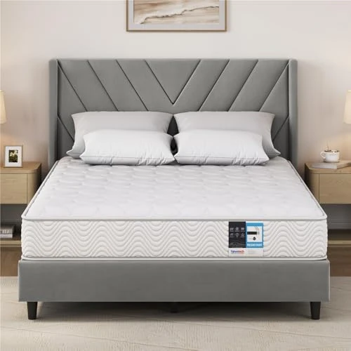 Oferta limitada: Yaheetech Colchón Núcleo de Muelles Ensacados Matrimonial 160x200cm Blanco | Colchón de Espuma Soporte de 7 Zonas Multicapa Tejido Transpirable Firmeza Media H3 Altura 23 cm Colchón de Invitados de 159.99 € a 151.99 € (ahorro 5%)