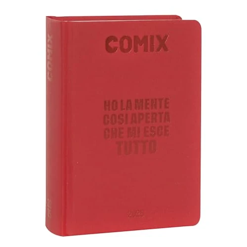 Oferta ograniczona: COMIX - Dziennik dzienny na 16 miesięcy, dziennik szkolny 2024-2025, dla chłopców i dziewcząt, twarda oprawa, idealny do szkoły wyższej, 13 x 17,8 cm, czerwony z 26.69 EUR na 26.69 EUR (znizka 0%)