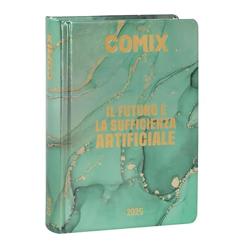 Limitiertes Angebot: Comix - Tageskalender 16 Monate, Schulkalender 2024-2025 für Jungen und Mädchen, mit festem Einband, ideal für die Oberschule, 13 x 17,8 cm, Grün von 6.00 EUR auf 6.00 EUR (Spare 0%)