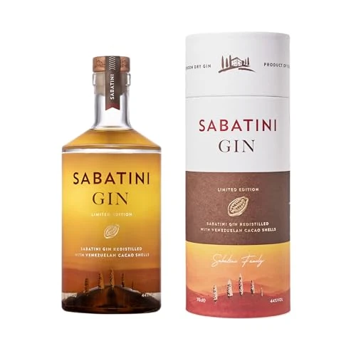 Offerta a tempo: Sabatini Gin, London Dry Gin, 700ml, Ideale per Gin Tonic Premium, Note Fresche, Citriche e Floreali, con Finocchio Selvatico, Lavanda, Foglie di Olivo, Gin Artigianale Toscano, Idea Regalo, 41.3% Vol - 21% da 49.90 € a 39.52 €