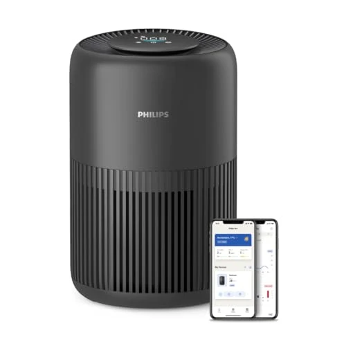 Oferta limitada: Philips Purificador de aire Serie 900, HEPA NanoProtect + Filtro de carbón activo, CADR 250m³/h para alérgicos de 65m², silencioso, inteligente y de bajo consumo (AC0951/13) de 169.99 EUR a 119.99 EUR (ahorro 29%)