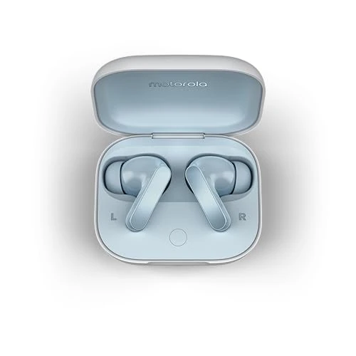 Motorola Moto Buds PG38C05749 Słuchawki, Niebieski, Do 42 h pracy