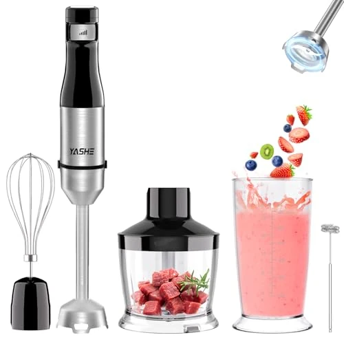 Offerta a tempo: Frullatore ad Immersione 5 in 1 con Funzione Tritatutto — 64% da 37,99 € a 13,59 €