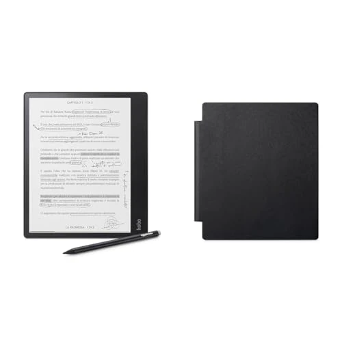 Kobo Elipsa 2E | eReader | Touchscreen antiriflesso da 10,3" con ComfortLight PRO & Sleepcover Nera ELIPSA 2E