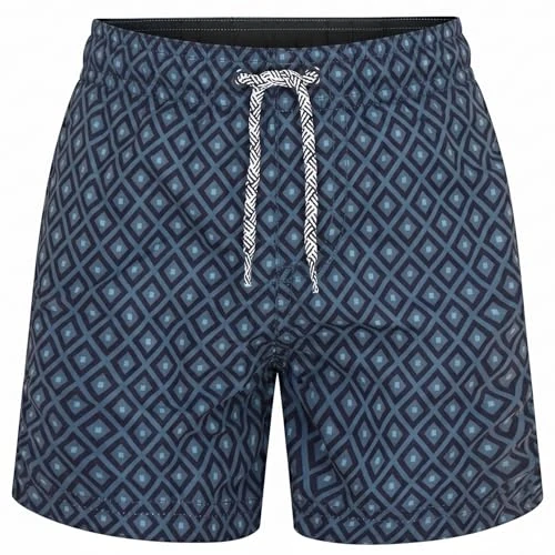 Offerta a tempo: RIPT Costume Bambino Asciugatura Rapida – Boardshort con Rete Interna, Protezione UV 50, Pantaloncini Mare Surf Nuoto Estate (Stampa a Diamante Blu Avio, 3-4 Anni) - 31% da 11.95 € a 8.30 €