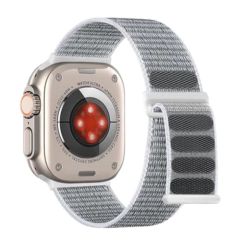 KOZRFEYA Cinturino Trail Loop Compatibile con Apple Watch Ultra 49mm/46mm/45mm/44mm/42mm/41mm/40mm/38mm, Cinturino Sport Loop Compatibile con iWatch Ultra 2/Series 10/9/8/7/6/5/4/3/2/1/SE