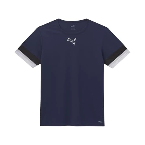 Offerta a tempo: Puma teamRISE Jersey CE, Maglie Uomo, Peacoat-Puma Black-Puma White, - 25% da 17.95 € a 13.41 €