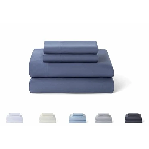 Beperkte aanbieding: Todocama Beddengoedset, 4-delig, 5003, hoeslaken, sprei, 2 kussenslopen 50 x 80 cm (bed 90 x 190/200 cm, blauwgrijs) van 15.24 EUR naar 15.24 EUR (besparing 0%)