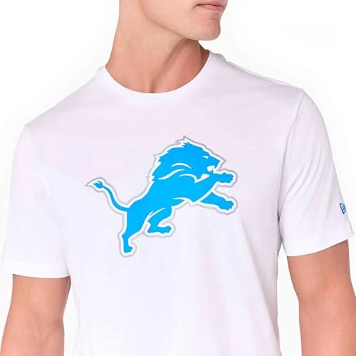 Offre limitée : New Era Detroit Lions NFL Team Logo Blanc T-Shirt de 60.00 € à 10.00 € (83.33% de remise)