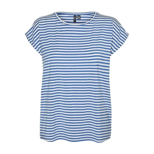 Offerta a tempo: Vero Moda Vmava SS Top Stripe Ga Jrs Noos da Donna, Dafni, S - 15% da 12.95 € a 10.99 €