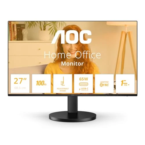 Offerta a tempo: AOC Monitor Q27B3CF2 27 pollici 2560x1440, WQHD, 120Hz, IPS Panel, 4ms GtG, USB Hub Speakers, Height Adjustment, (HDMI1x 1.4) HDR10, Nero - 24% da 173.76 € a 131.61 €