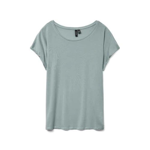 Oferta limitada: Vero Moda Vmava Plain SS Top Ga JRS Noos, Gray Mist, L de 16.99 € a 12.74 € (ahorro 25%)