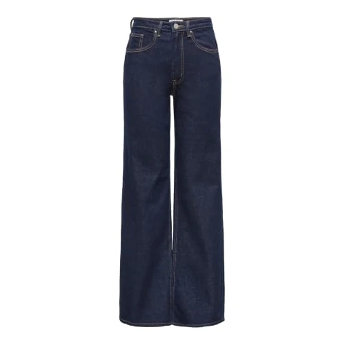 Offerta a tempo: ONLY ONLJUICY Vita Alta Wide Leg Fit Jeans Blu 30/30 - 26% da 49.99 € a 36.93 €