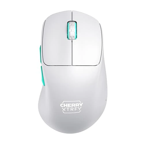 Offerta a tempo: CHERRY XTRFY M64 WIRELESS Mouse da Gioco Ultraleggero senza Filo, Radio a 2,4 GHz, Ottimizzato per esports, Forma Ergonomica con Parte Anteriore Piatta, Bianco - 70% da 99.99 € a 29.99 €