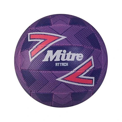 Oferta ograniczona: Mitre Unisex Attack Netball | Popularny styl | Interaktywny design | Soft-Touch z 19.00 EUR na 12.10 EUR (znizka 36%)
