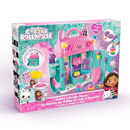 Offre limitée : Canal Toys - Gabby et la Maison Magique - Pâte à Modeler - 3 Ans - GAB 023 | Gabby's Dollhouse - 3 Pots de Pâte à Modeler - Maison et Accessoires - Loisirs Créatif - Idée Cadeau Fille Garçon de 24.99 € à 24.99 € (0.00% de remise)