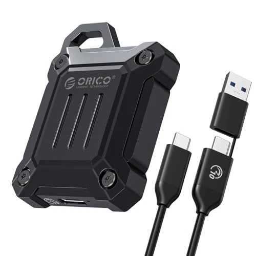 Offerta a tempo: ORICO Case SSD M.2 NVMe 2230 con Custodia in Metallo, Adattatore USB C 3.2 Gen2 a NVMe PCIe da 10Gbps, Compatibile con Phone 15 Pro/Pro Max 4K ProRes Recording, Cavo 2 in 1-XAM2 - 23% da 28.99 € a 22.22 €