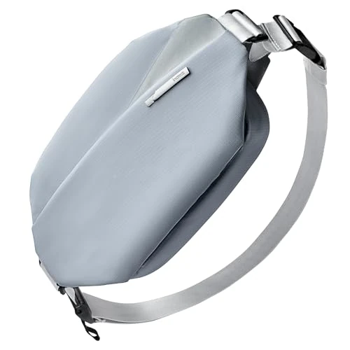 Limited offer: Inateck Sling Bag X, Multi-pocket Crossbody Shoulder Chest Bag with Adjustable Shoulder Strap, Water-resistant Waist Fanny Pack for Men, Women, Travel, Daily Use, Cycling, Hiking, Gray Blue, Large from 49.99 EUR to 19.99 EUR (save 60%)