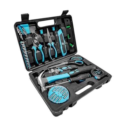 Limited-time offer: Cecotec CecoRaptor 4200 ToolBox Manual ToolBox, Button Closure, Compact Design and Ergonomic Handle, Screwdrivers, Hammers, Pliers, Tape Measure, 31x22.5x7 cm from 39.99 GBP to 39.99 GBP (save 0%)