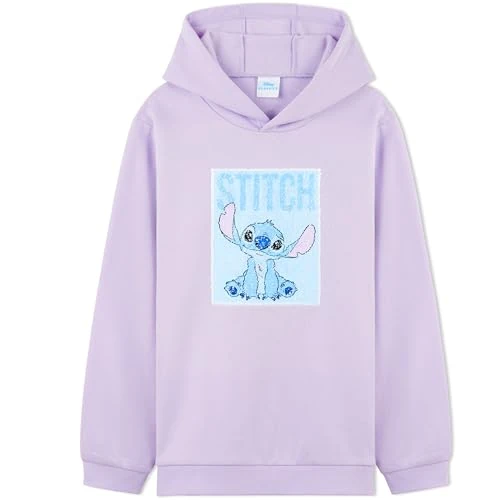 Limited offer: Disney Stitch Hoodie for Girls Teens Reversible Sequin Design Soft Hooded Sweatshirt Kids Boys Fashion Jumper Pullover Stitch Gifts from 20.16 EUR to 11.69 EUR (save 42%)