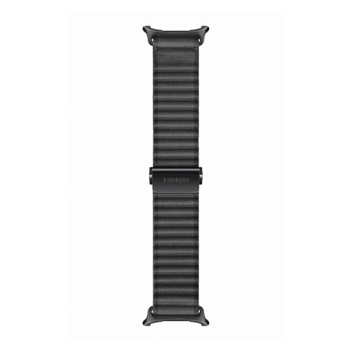 Samsung Trail Band Cintuirno sportivo in tessuto per sport outdoor per Galaxy Watch Ultra, Dark Gray