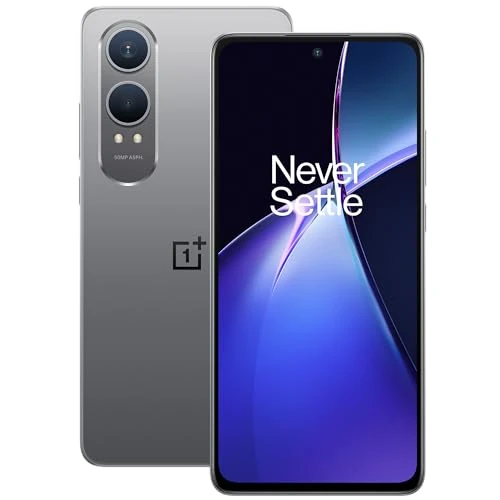 OnePlus Nord CE 4 Lite 5G 8 GB RAM 256 GB Pamięci SIM-Free Smartfon z Podwójną Kamerą 50 MP - Super Srebrny