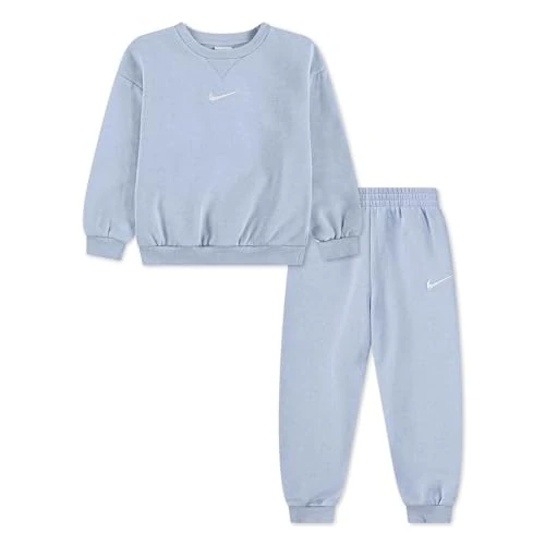 Limited-time offer: NIKE Kids Essential Fleece Crew Set, Cobalt Bliss Heather, 4/5 Years from 43.99 £ to 31.99 £ (save 27.28%)