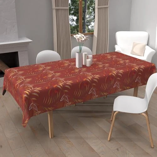 Offerta a tempo: Soleil d'Ocra, Tovaglia stampata antimacchia rettangolare 140x300 cm FLORES - 0.00% da 16.95 € a 16.95 €